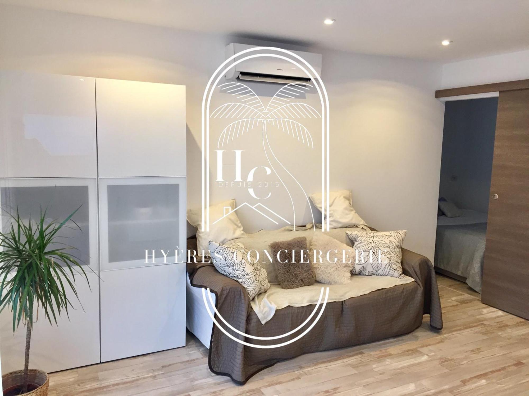 T2 Cocconing- Clim Pk Wifi- Costebelle-5Min Plage By Hc 耶尔 外观 照片